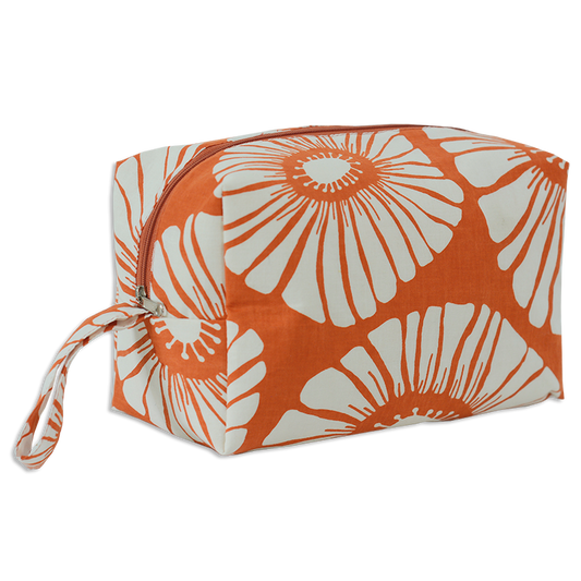 Spice Cosmetic Cases: Large Retro Flowers by Balizen Direct from Bali