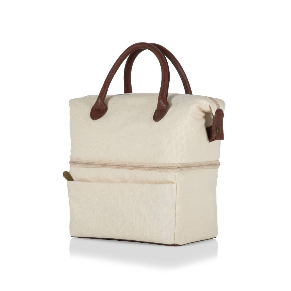Urban Lunch Bag - Core: Beige with Brown Accents