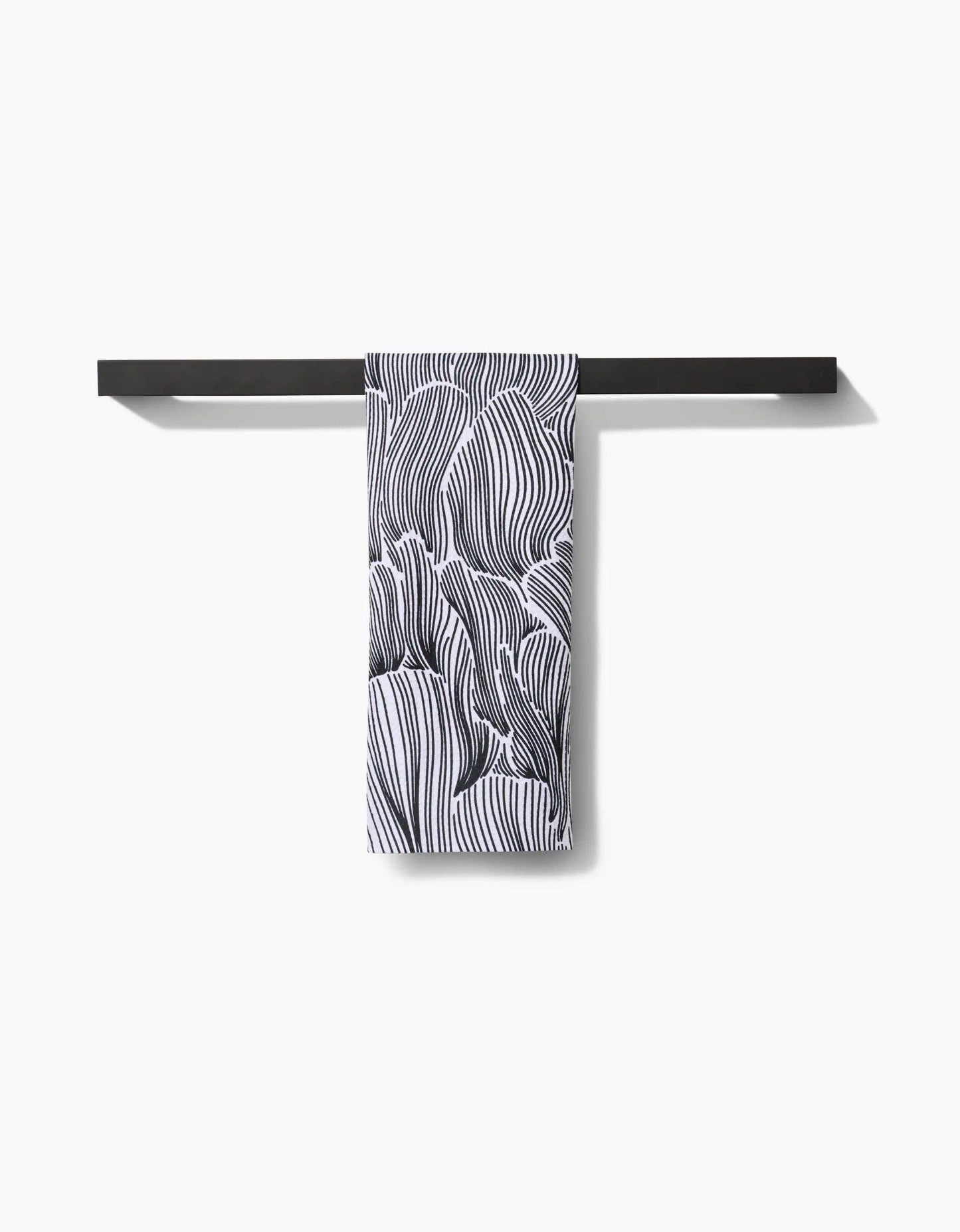 Posh Petals Fresh Linen Tea Towel by Geometry