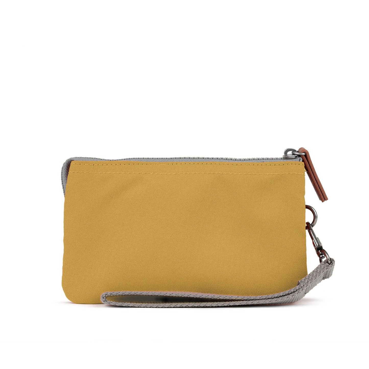 ORI London Flax Carnaby wallet in recycled canvas with card slots and zip coin pocket