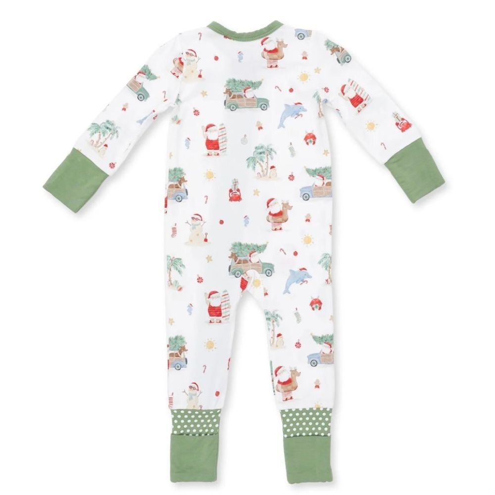 Angel Dear Beach Christmas Convertible Romper, back view