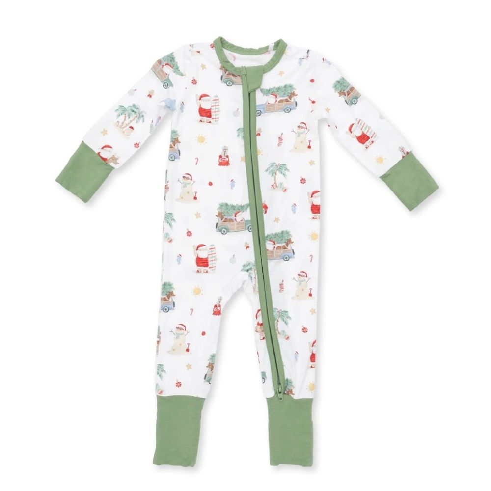 Angel Dear Beach Christmas Convertible Romper, front view
