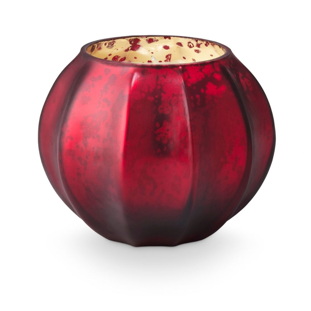 Crimson Woods Mercury Glass Candle by Creative Co-op, view 1
