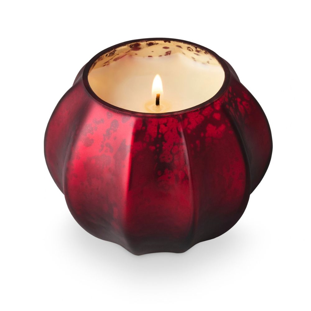 Crimson Woods Mercury Glass Candle by Creative Co-op, view 2