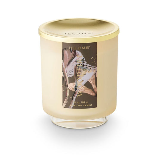 Woodfire Signature Glass Candle by Creative Co-op, view 1
