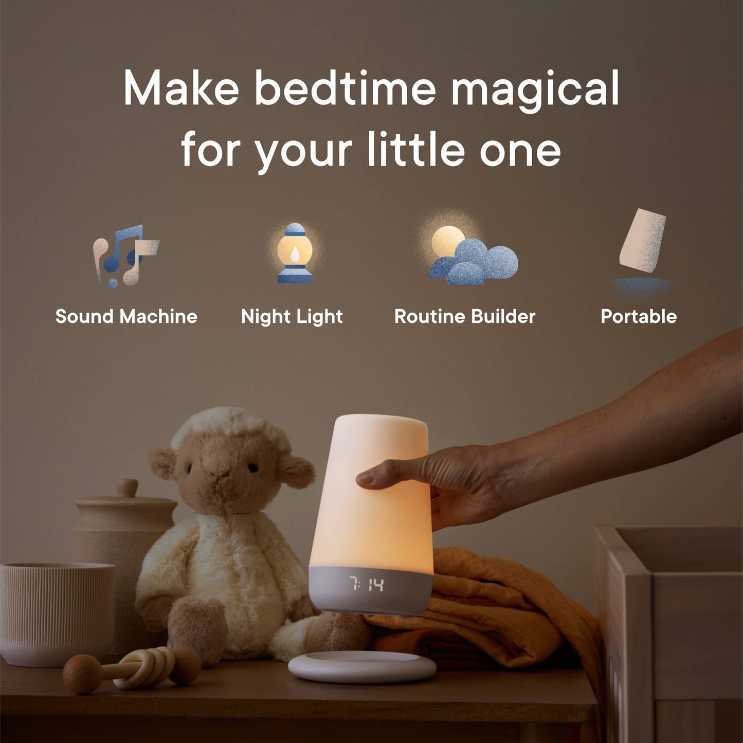 Hatch Rest+ 2nd Gen Night Light and Sound Machine