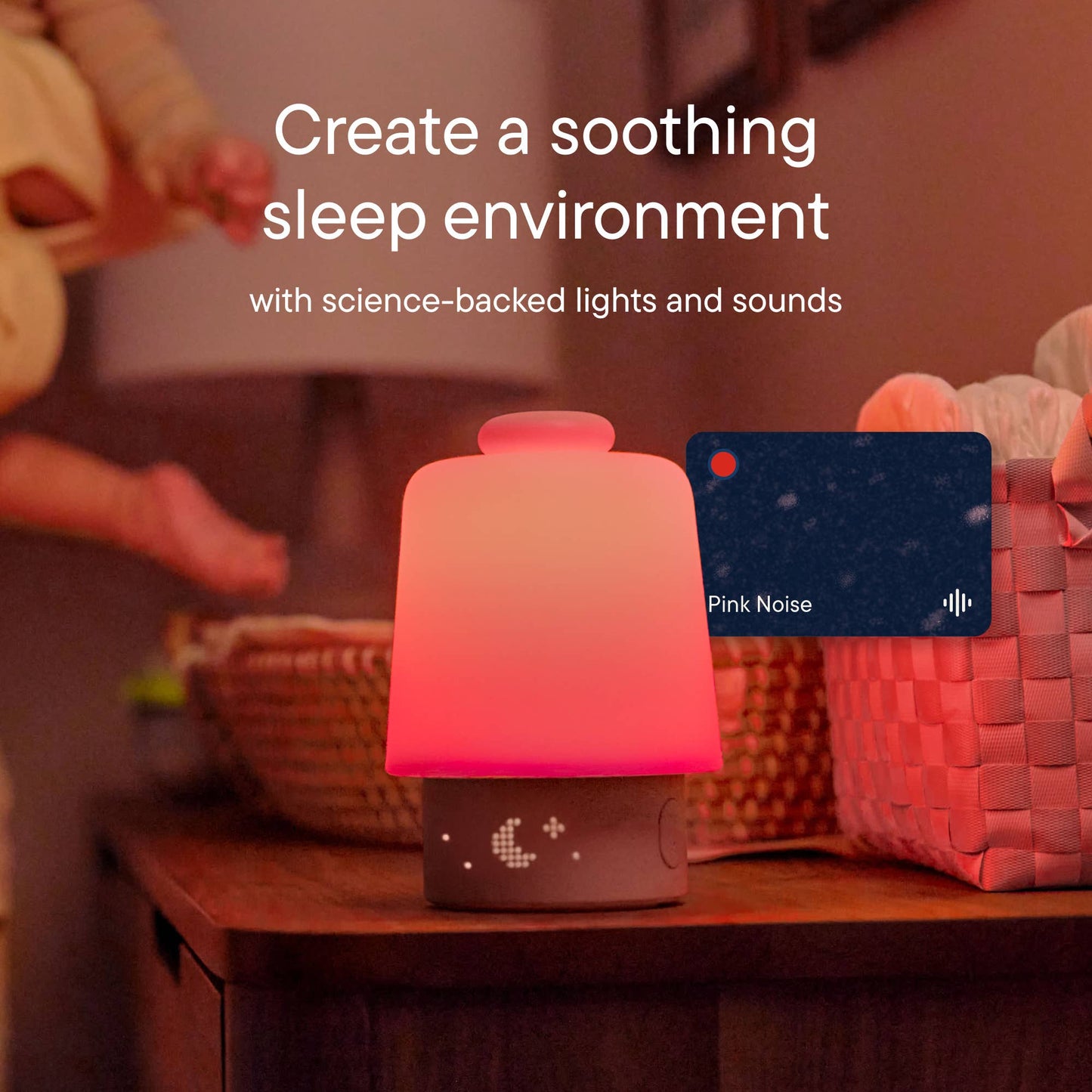 Hatch Baby Sleep Support, Sound Machine & Night Light: Putty