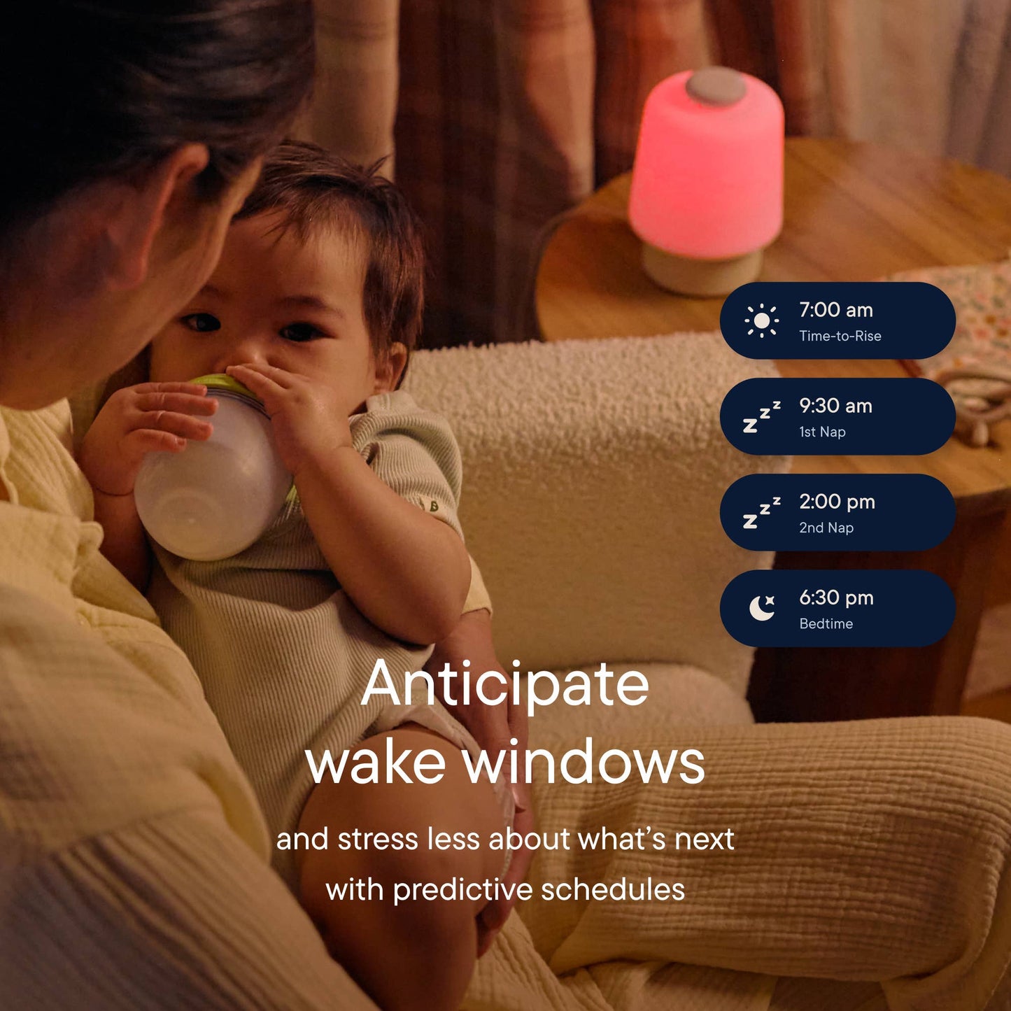 Hatch Baby Sleep Support, Sound Machine & Night Light: Putty