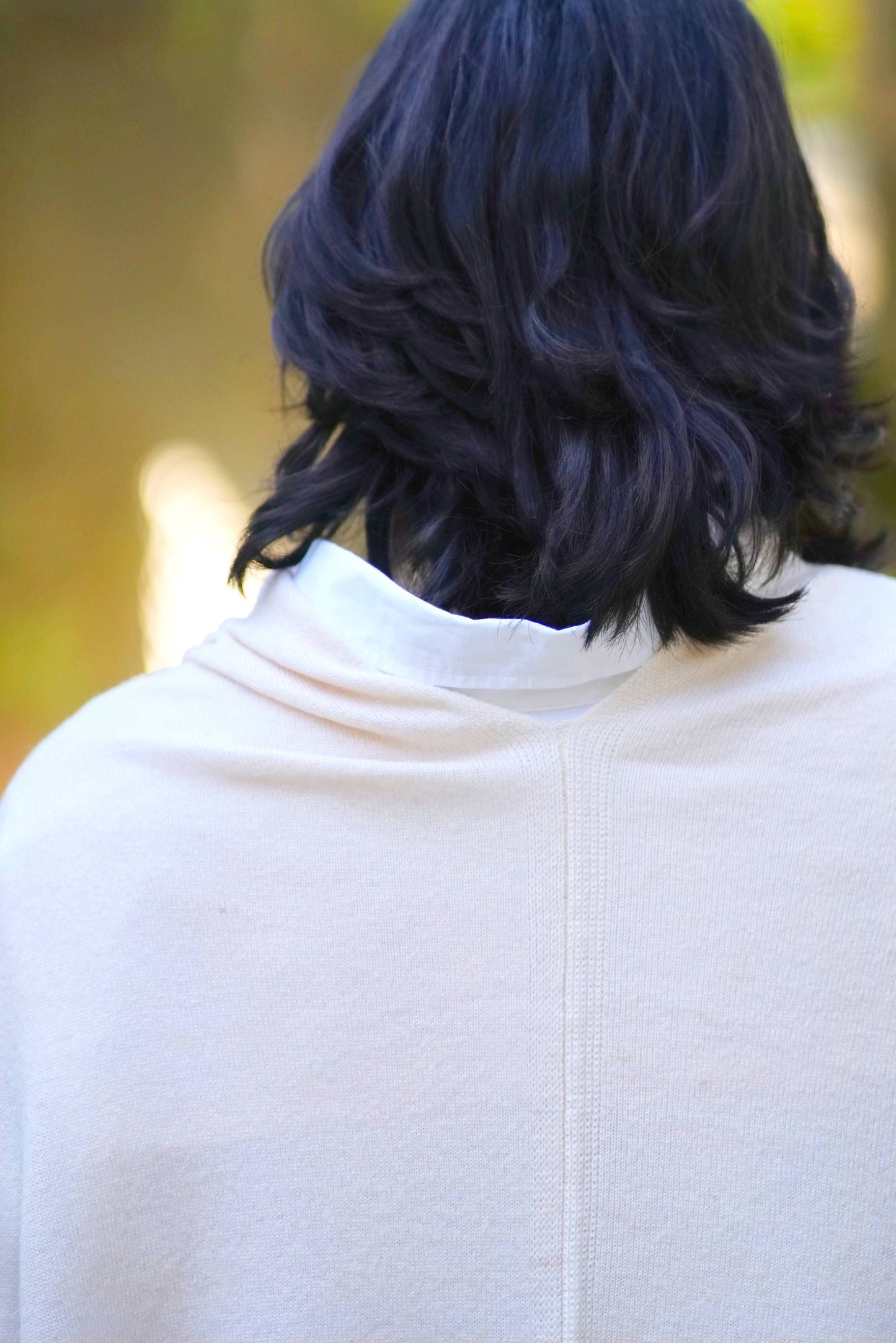 Cashmere Poncho in Pastel Pink