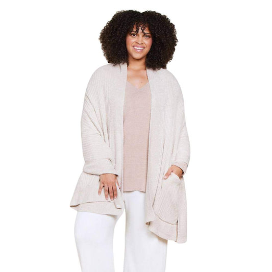 Barefoot Dreams CozyChic Lite Travel Shawl in Stone