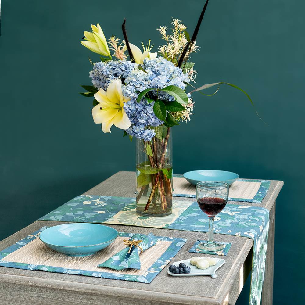 Table Runner 59" | Moss by Balizen Direct from Bali