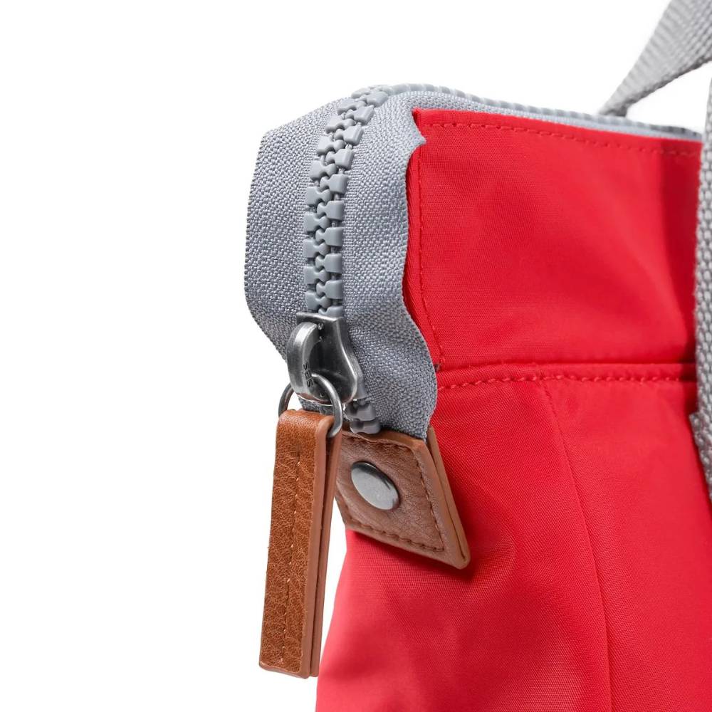 Bantry Small Recycled Canvas Backpack in Chili Oil by ORI London