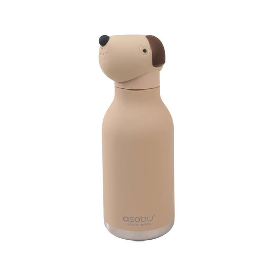 Beige Dog Bestie 16 oz. Water Bottle by Asobu