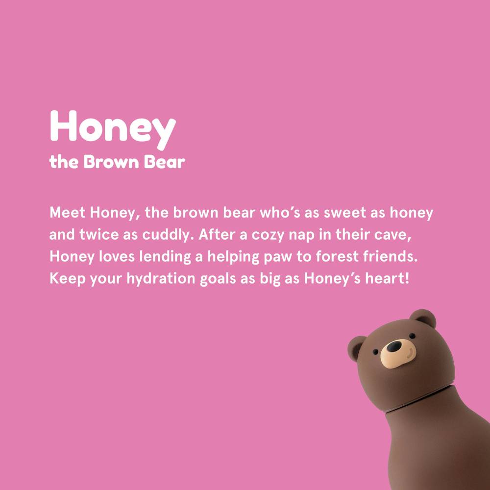 Bear Bestie 16 oz. Water Bottle by Asobu