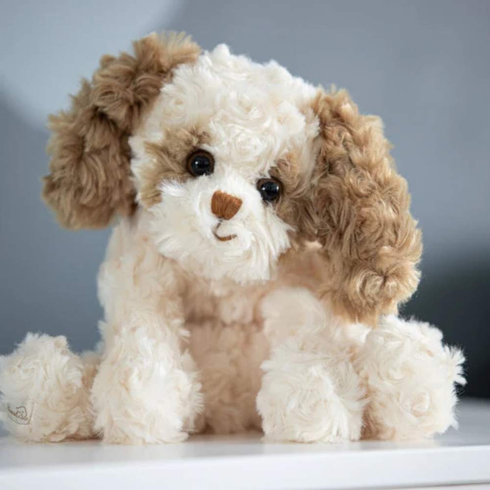 Buddylina White and Brown Puppy by Bukowski Bears