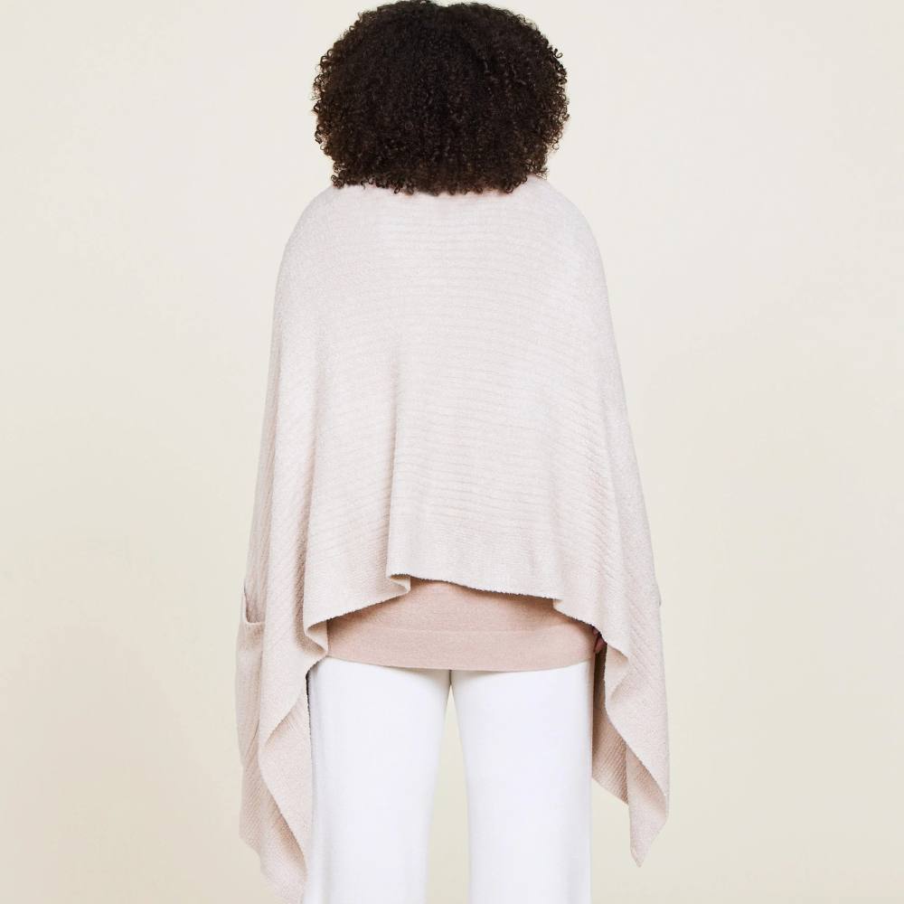 Barefoot Dreams CozyChic Lite Travel Shawl in Stone