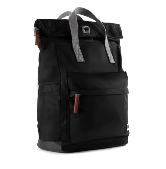 Large Canfield Nylon Backpack in Black by Ori London