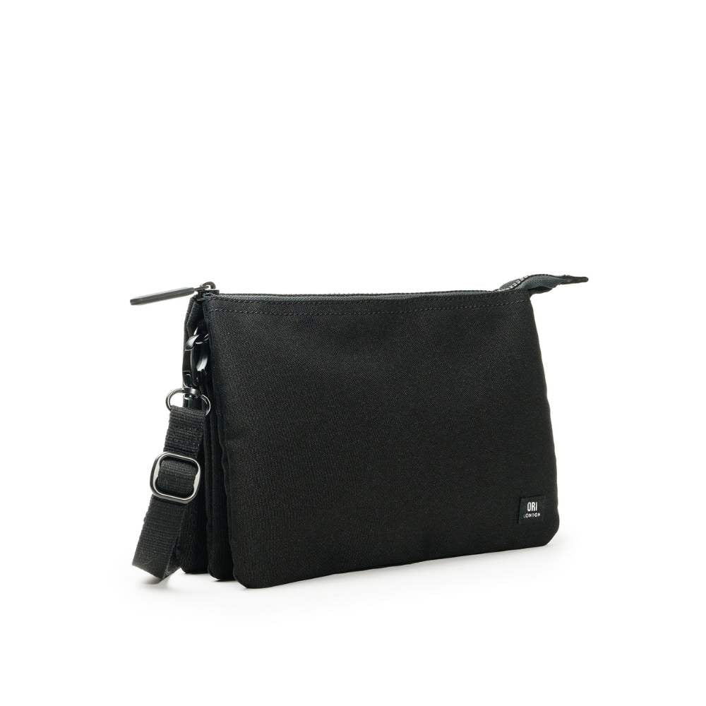 Carnaby Crossbody Recycled Bag in Black by ORI London