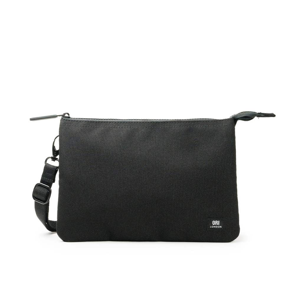 Carnaby Crossbody Recycled Bag in Black by ORI London