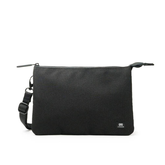 Carnaby Crossbody Recycled Bag in Black by ORI London