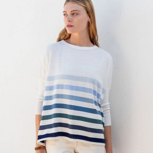 Catalina Sweater in Seaside Fade by Mersea