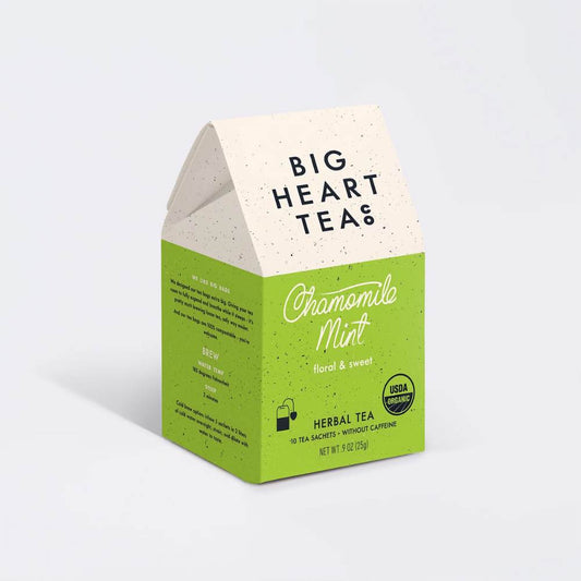 Chamomile Mint 10 Ct. Tea Bags by Big Heart Tea Co.