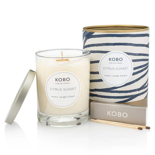 Citrus Sunset Coastal Candle by Kobo