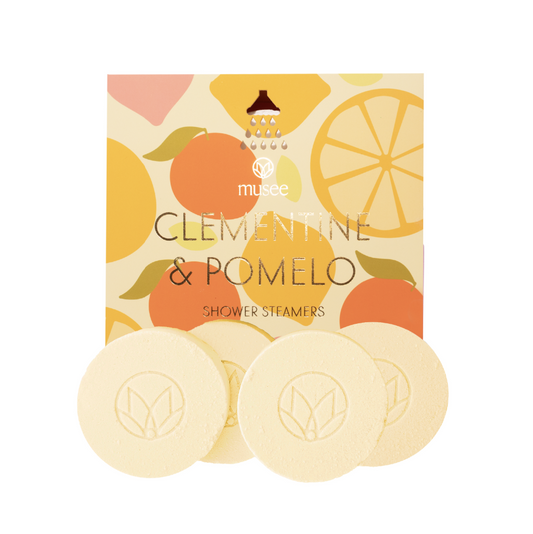 Clementine & Pomelo Shower Steamers by Musee