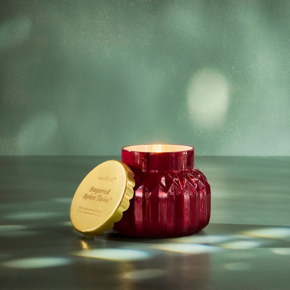 Sugared Spice Twist Royal Gem Petite Candle by Capri Blue