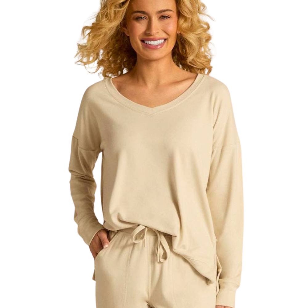 Faceplant Dreams Soft Pullover in Oatmeal