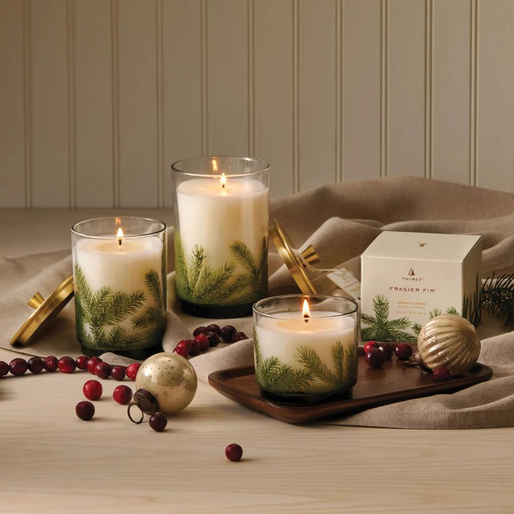 Frasier Fir by Thymes Large Pine Luminary Candle