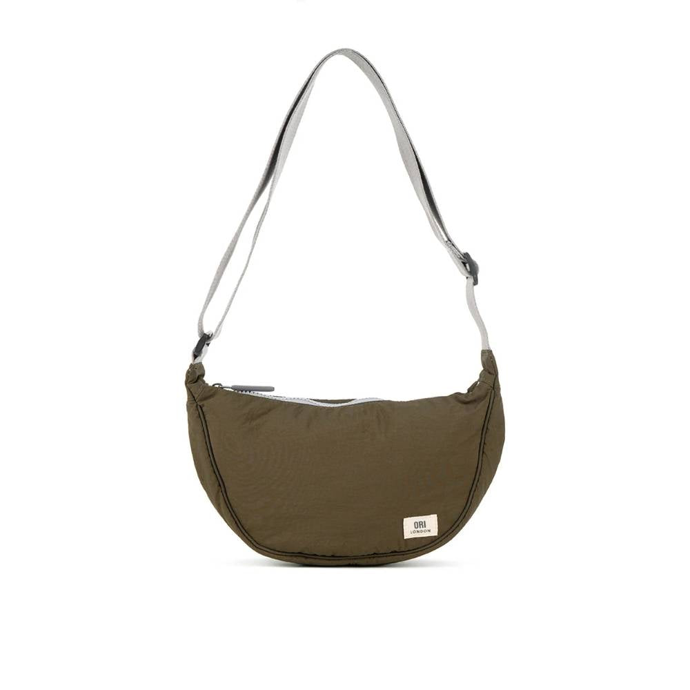 Farringdon Half-Moon Shoulder Bag in Moss by ORI London