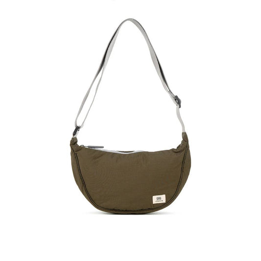 Farringdon Half-Moon Shoulder Bag in Moss by ORI London