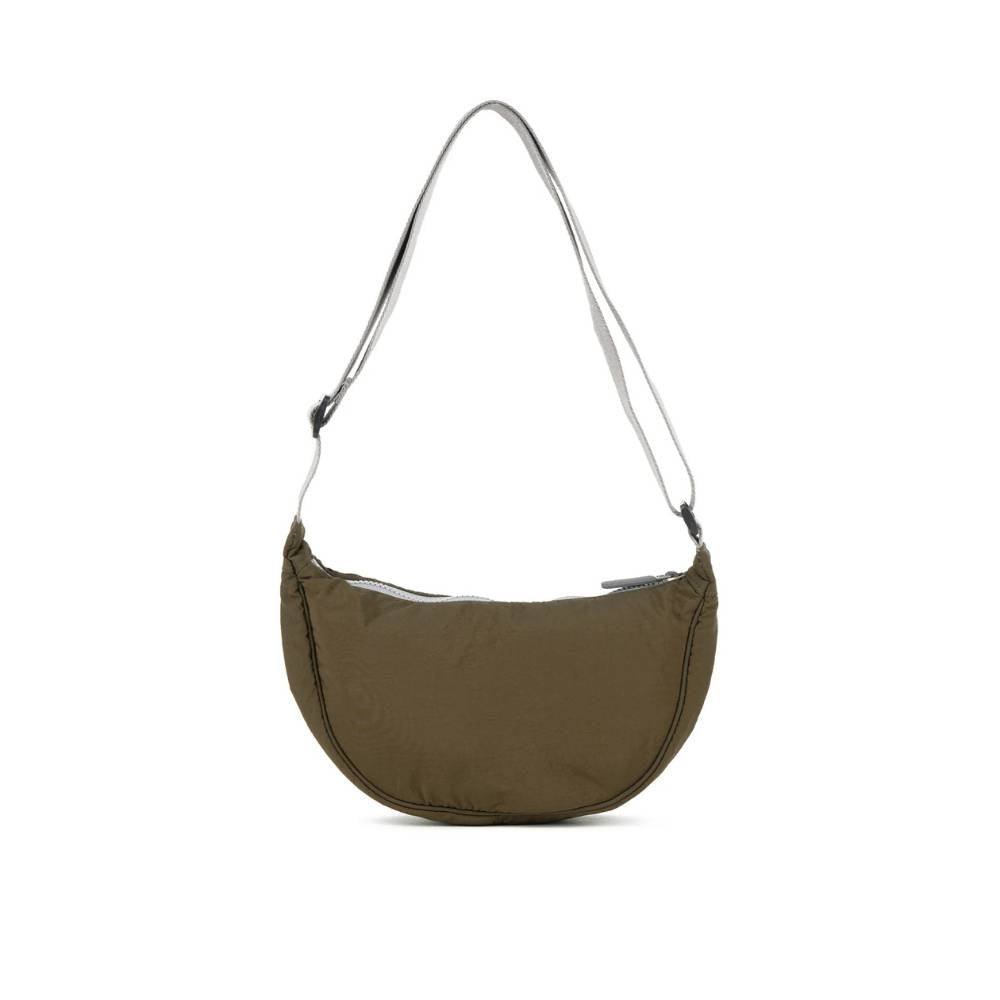 Farringdon Half-Moon Shoulder Bag in Moss by ORI London