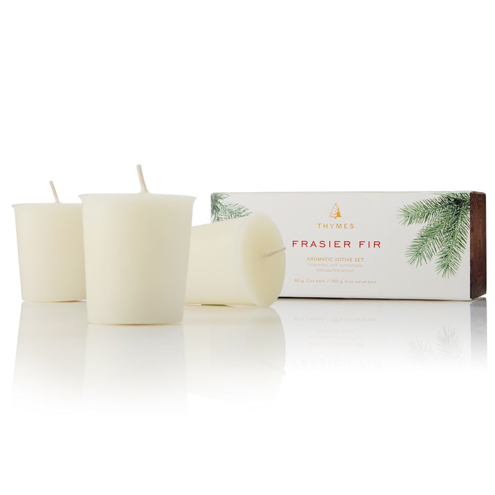Frasier Fir 3-Pc Votive Candle Set by Thymes33