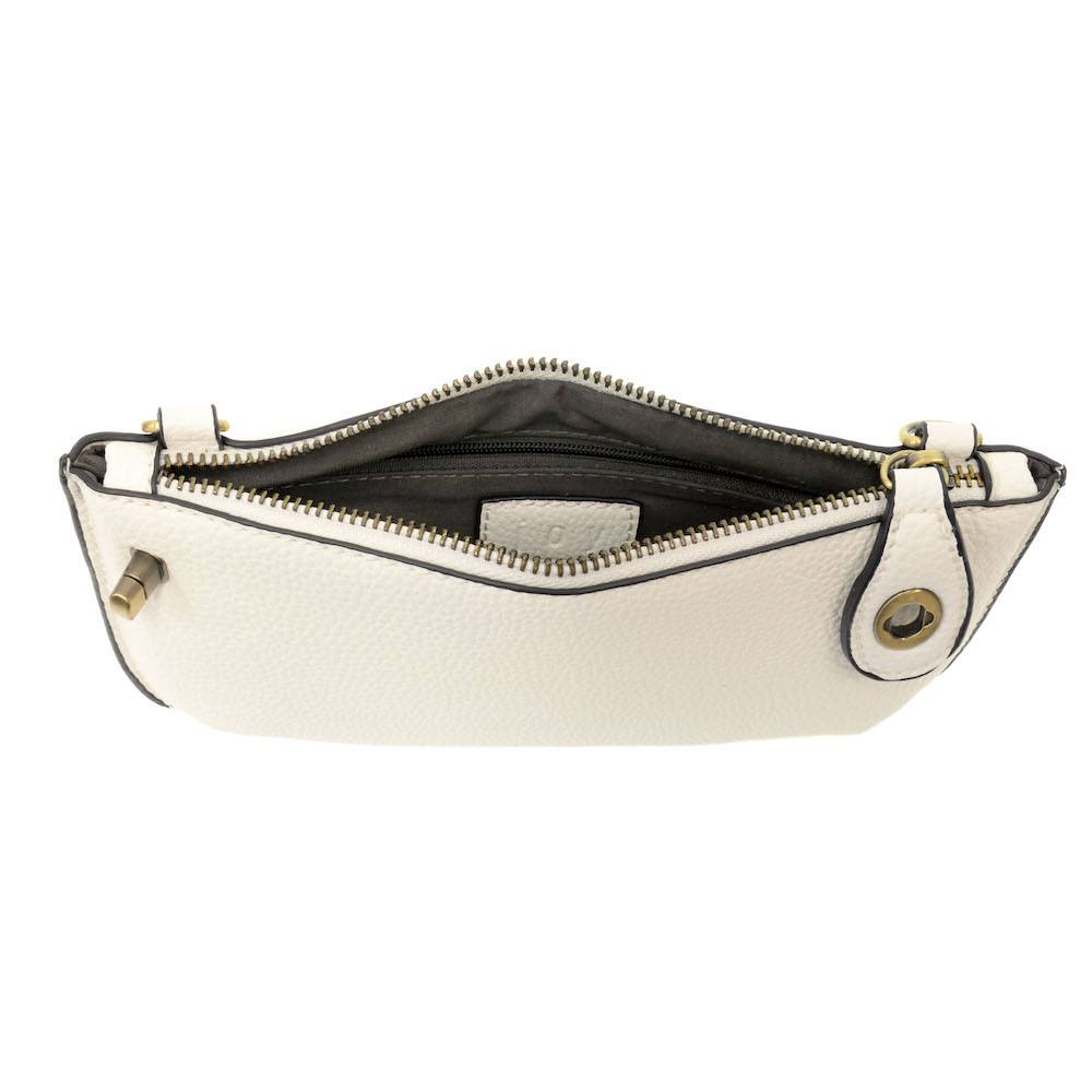 Joy Susan White Wristlet Clutch