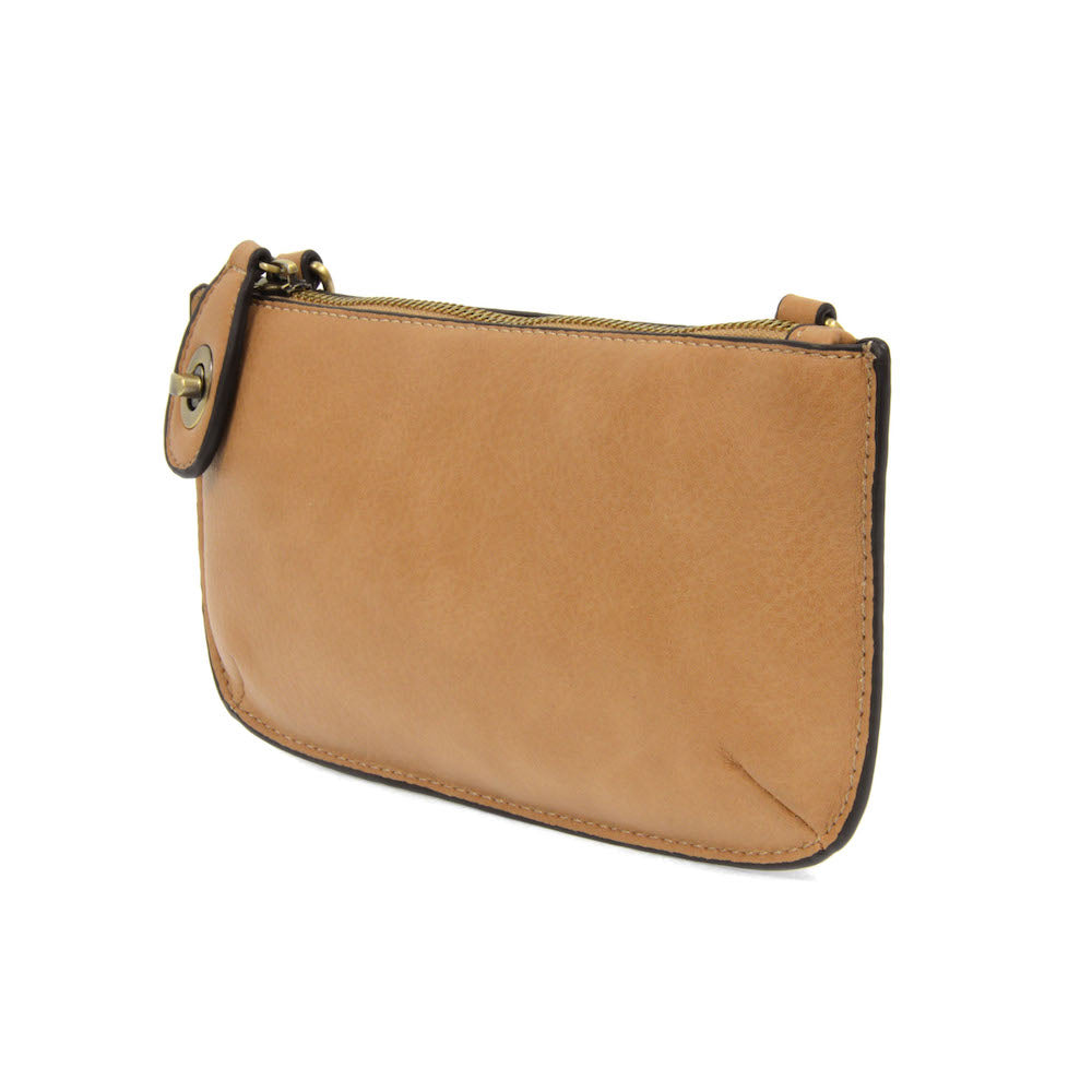 Joy Susan Golden Oak Wristlet Clutch