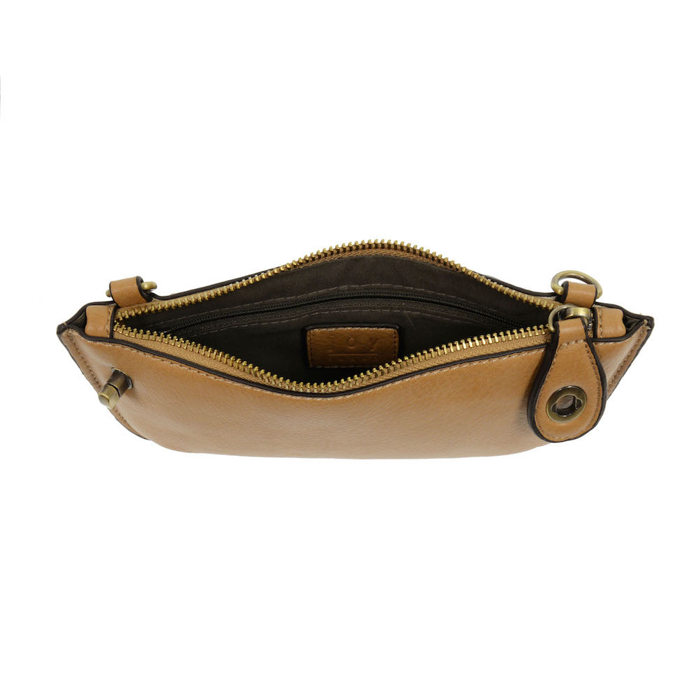 Joy Susan Golden Oak Wristlet Clutch