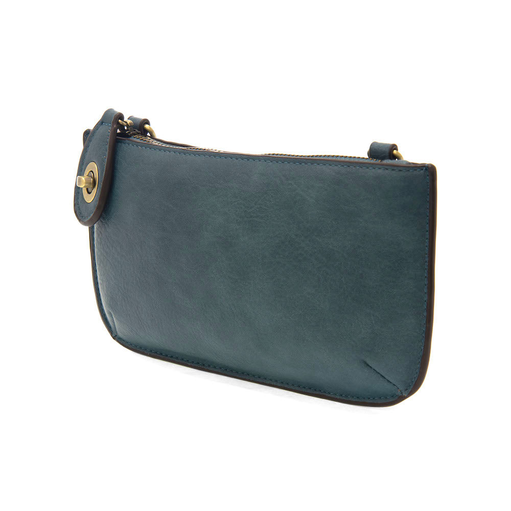 Joy Susan Denim Wristlet Clutch