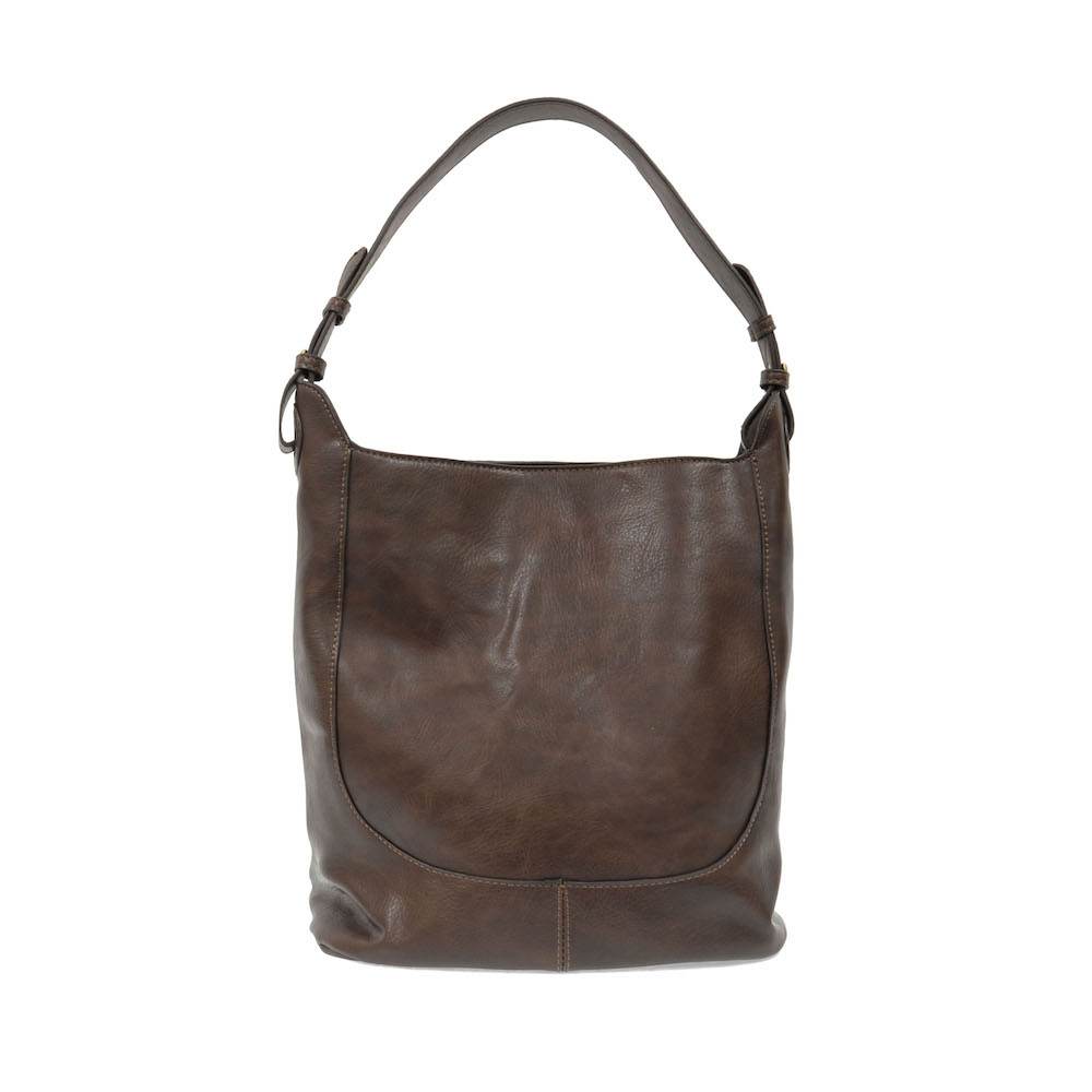 Joy Susan Dark Oak Brielle Small Bucket Bag