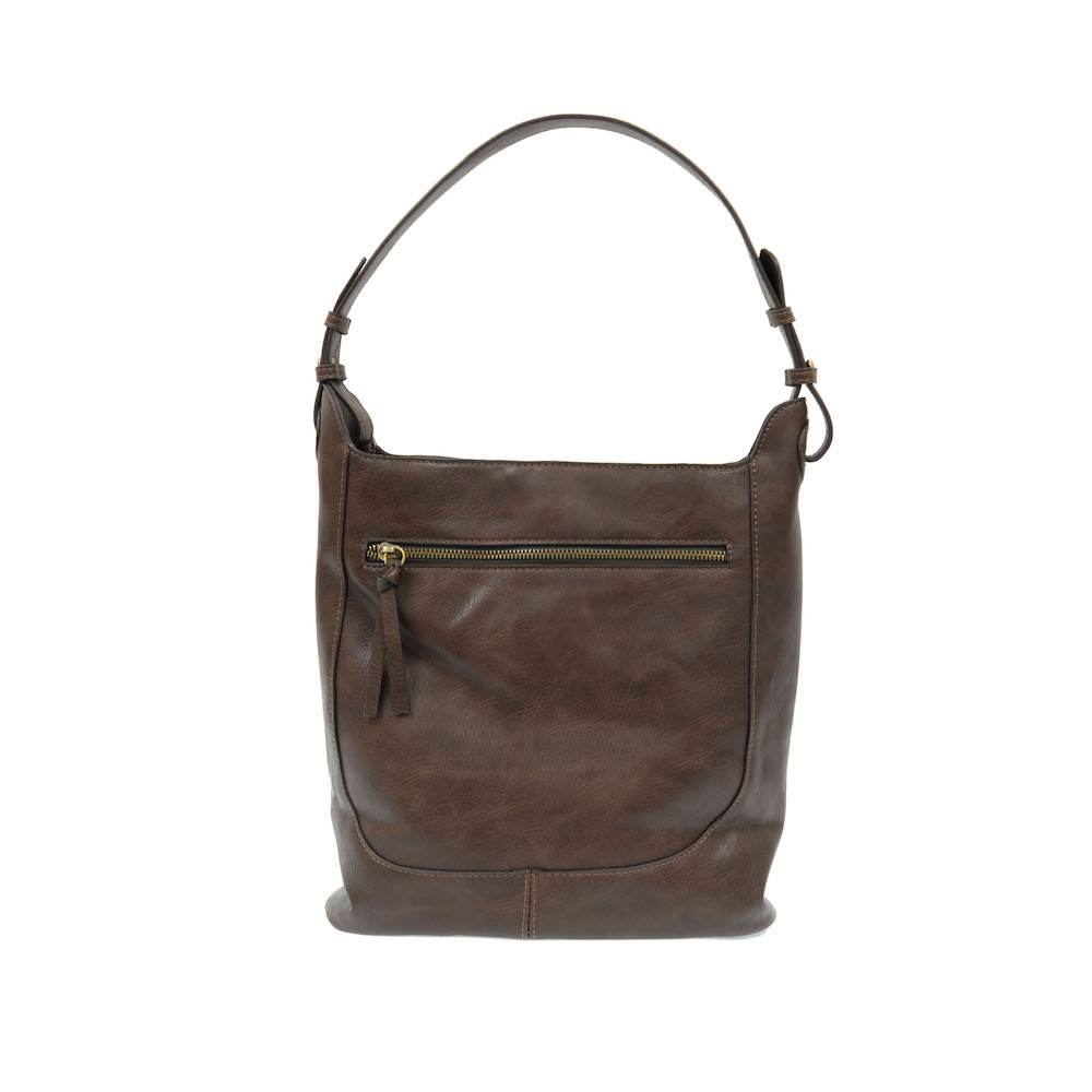 Joy Susan Dark Oak Brielle Small Bucket Bag