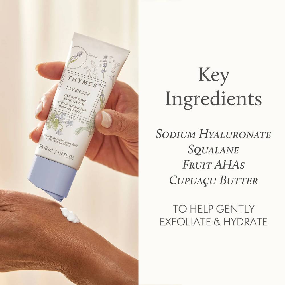 Thymes Lavender Restorative Hand Cream