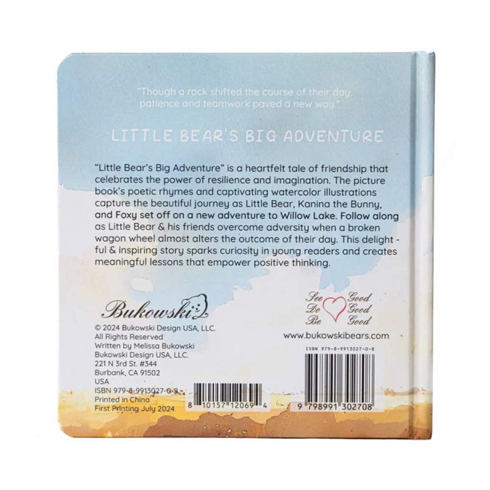 Little Bear's Big Adventure Book by Bukowski Bears