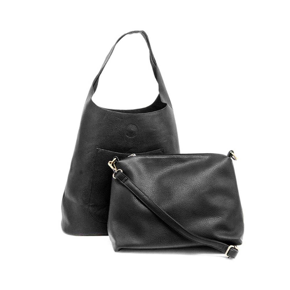 Joy Susan Black Molly Slouchy Bag