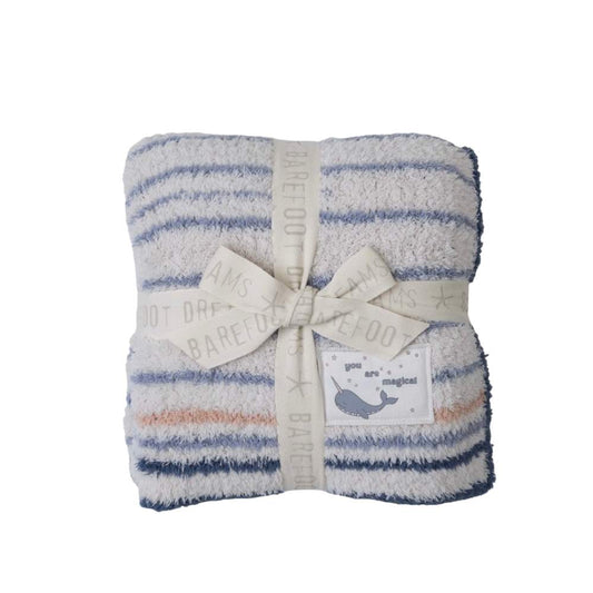 Barefoot Dreams Narwahl Stroller Blanket