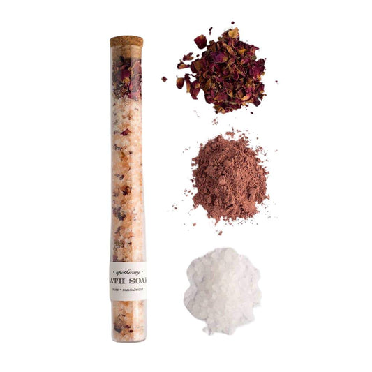 Rose Sandalwood Bath Soak Tube by Nectar Republic