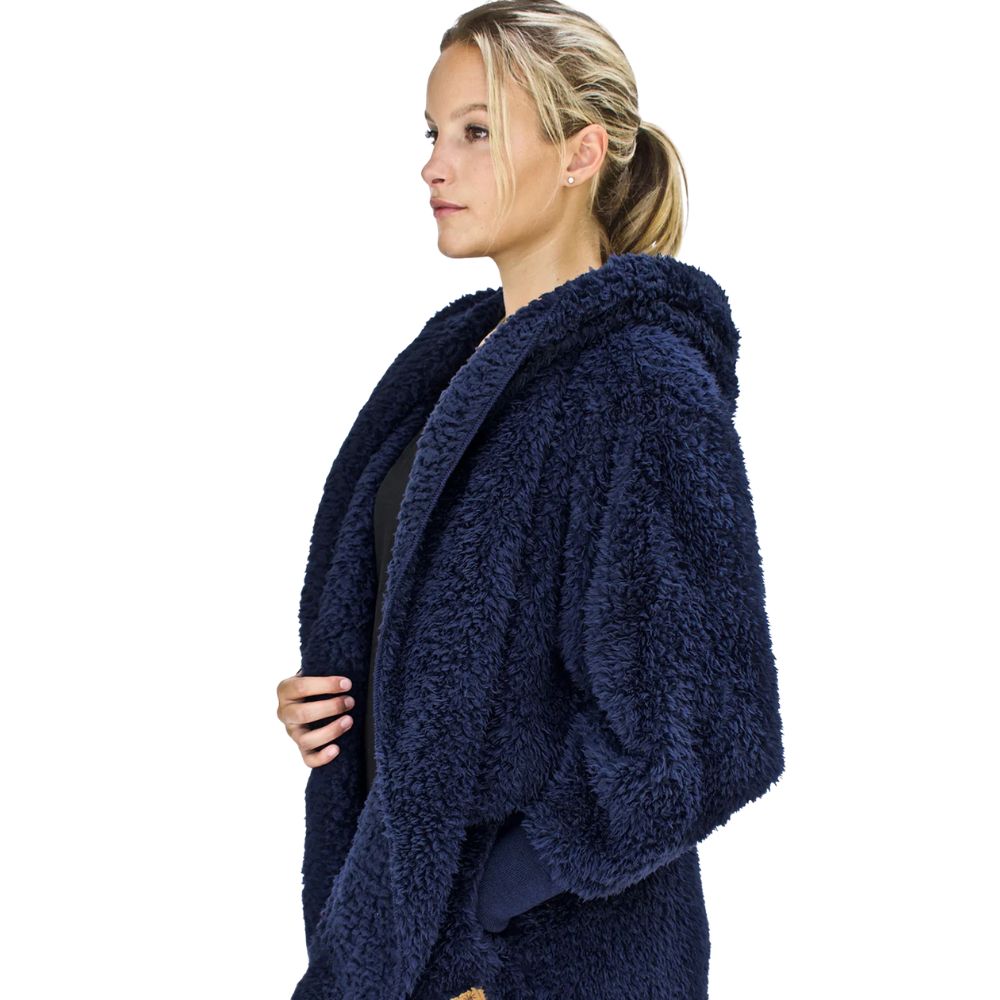 Sherpa Wrap in Midnight Navy by Nordic Beach