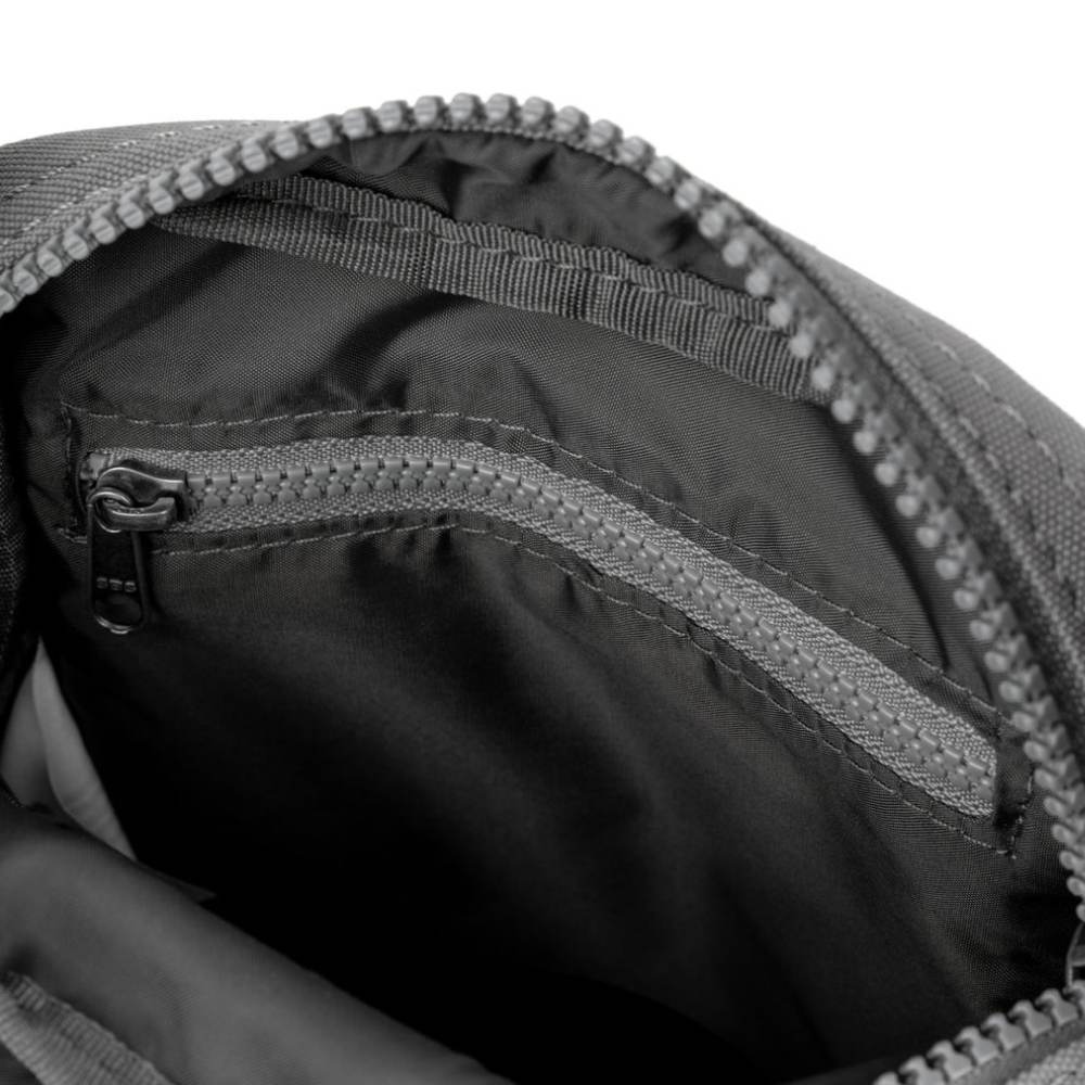 Bond Crossbody Recycled Canvas Bag in Stormy by ORI London