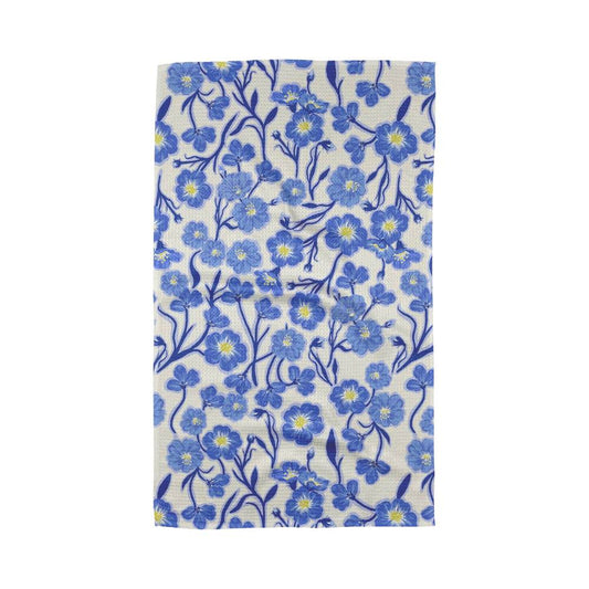 Geometry Primavera Blooms Tea Towel