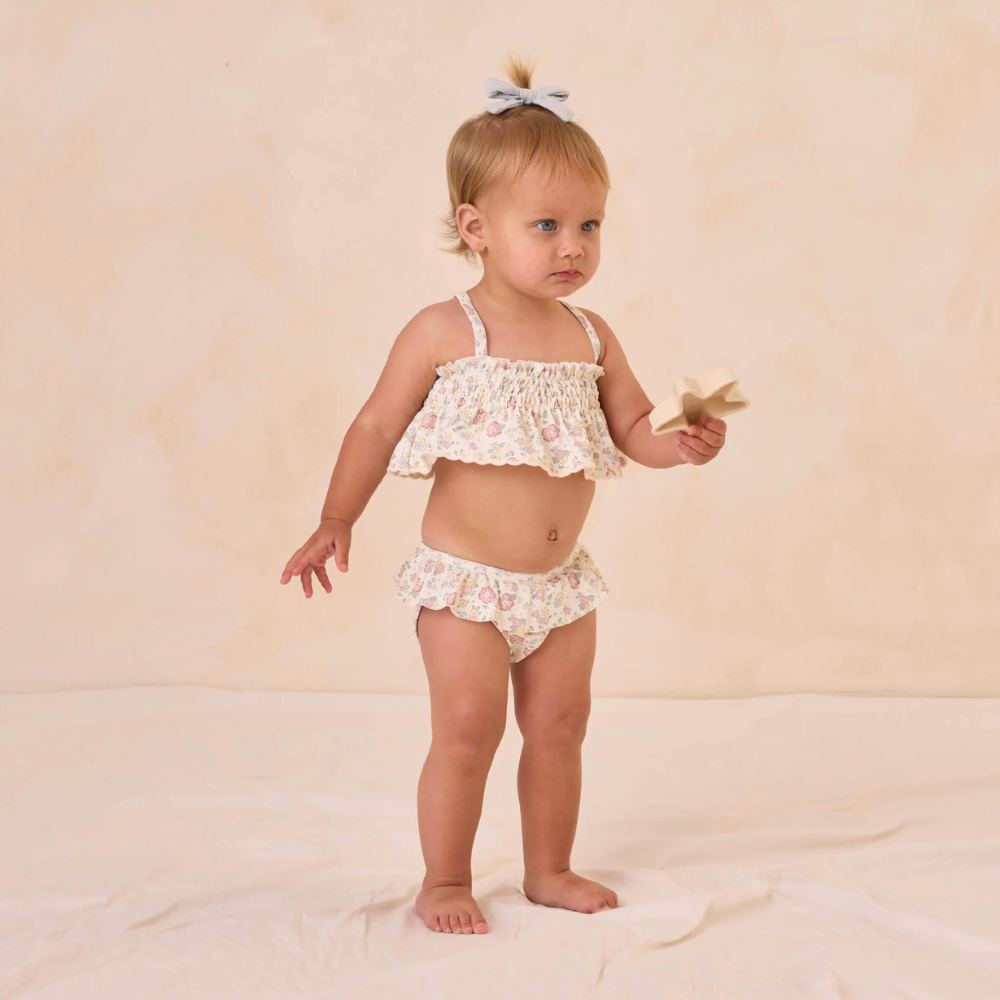 Bloom Ruffle Bikini by Quincy Mae